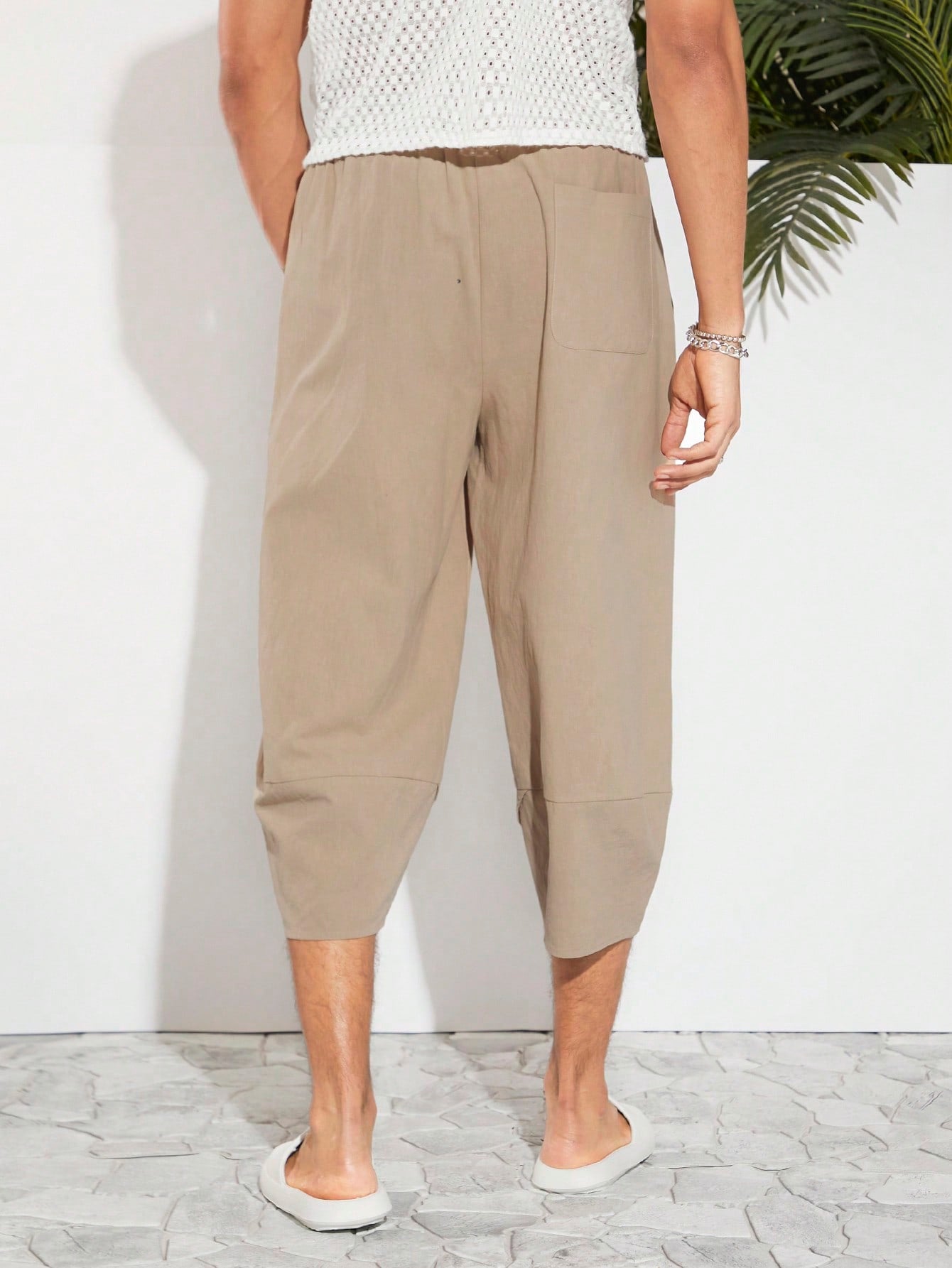 Men Cotton Capri Pants