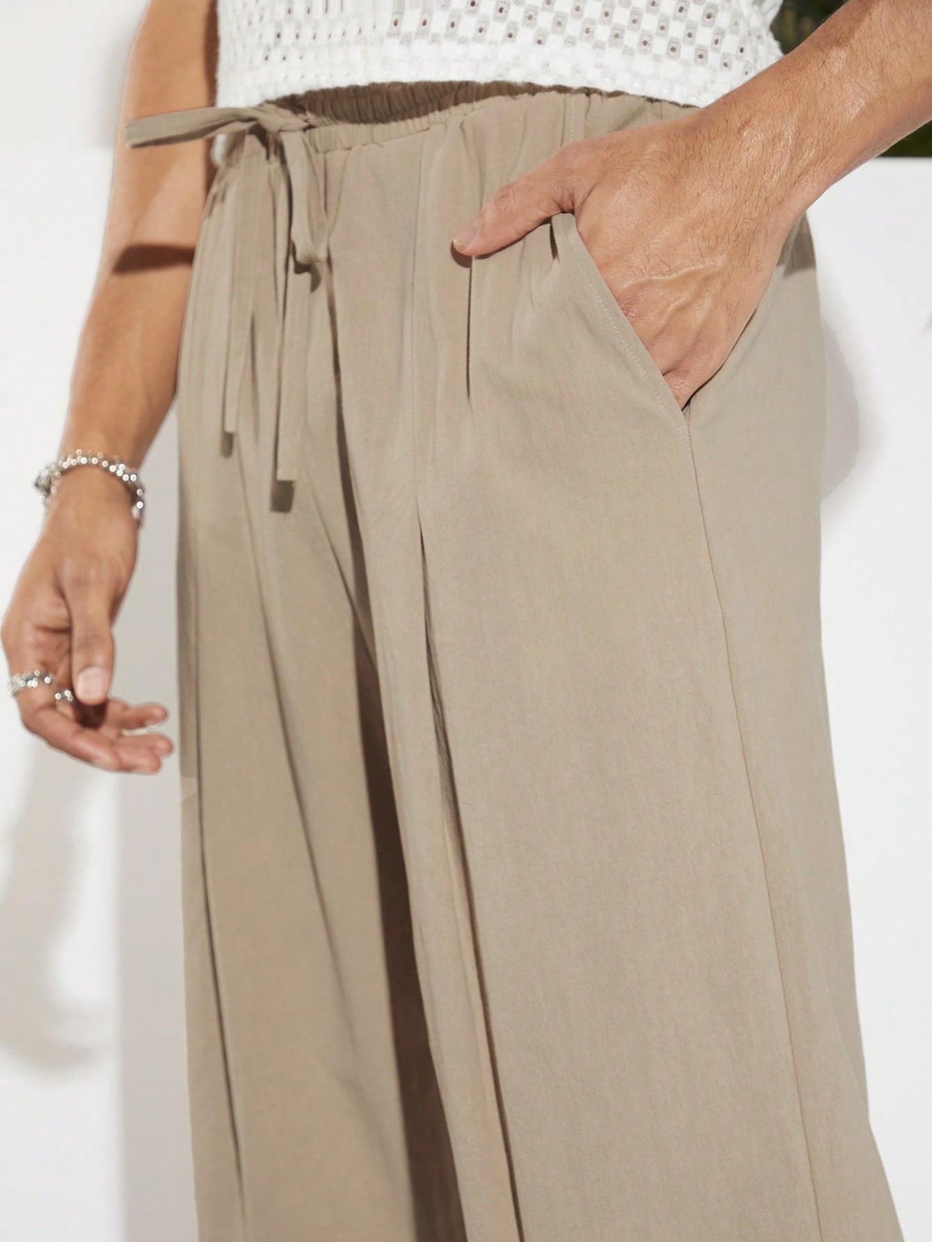 Men Cotton Capri Pants
