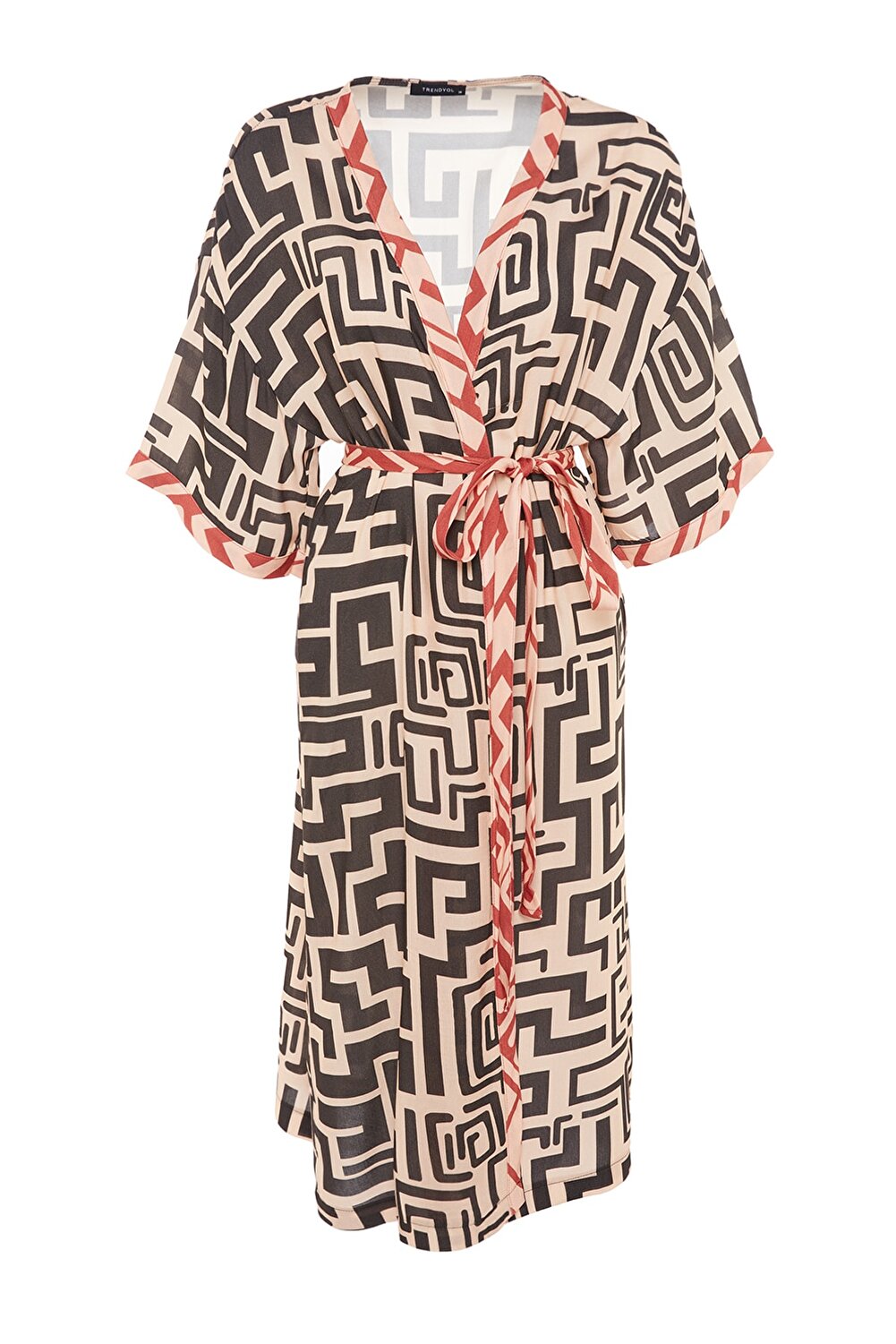 Trendyol Collection Kimono & Caftan - Multicolor - Oversize - Vector25P