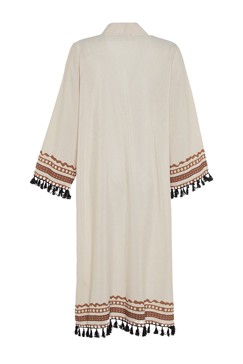 Trendyol Modest Kimono & Kaftan - Beige - Relaxed fit - Vector25P