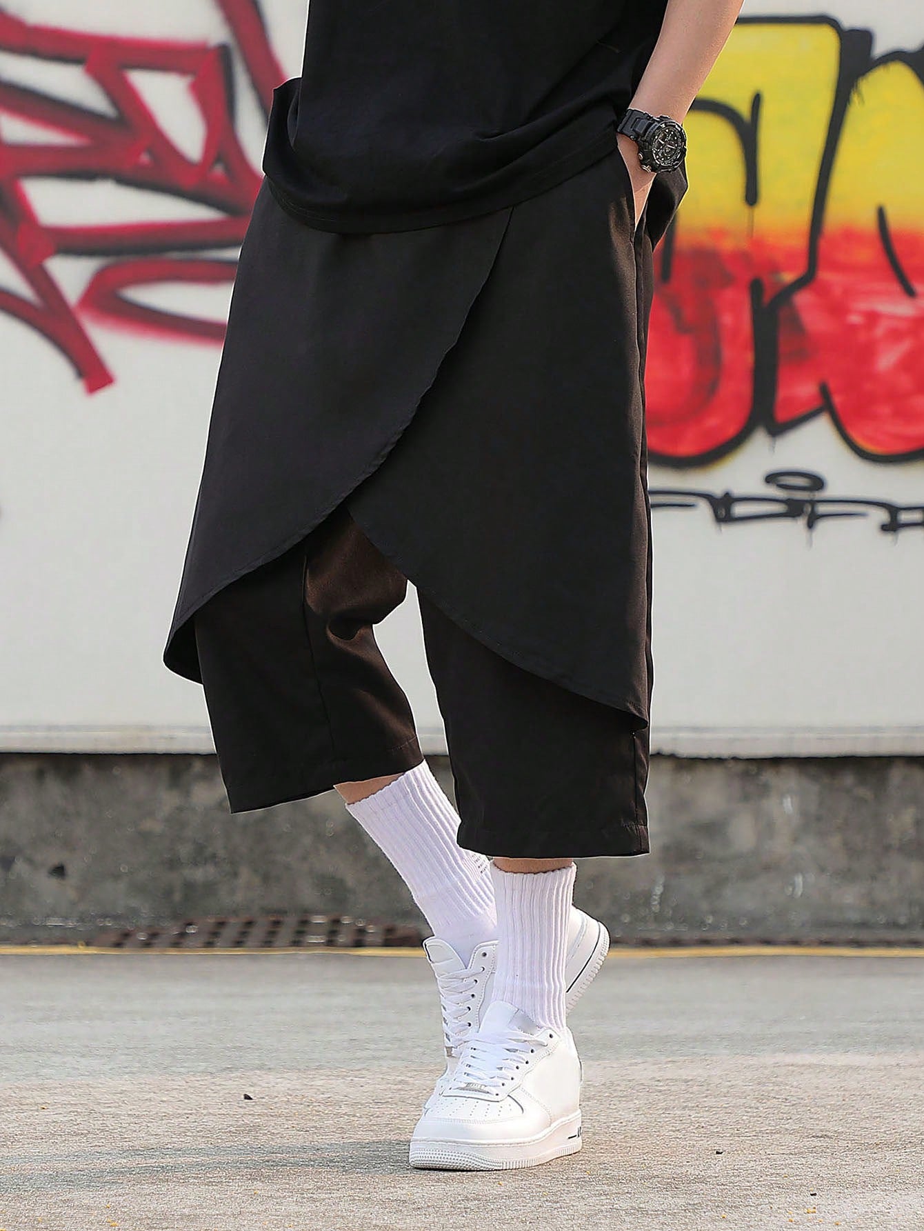 Tulip Hem Capris Pants