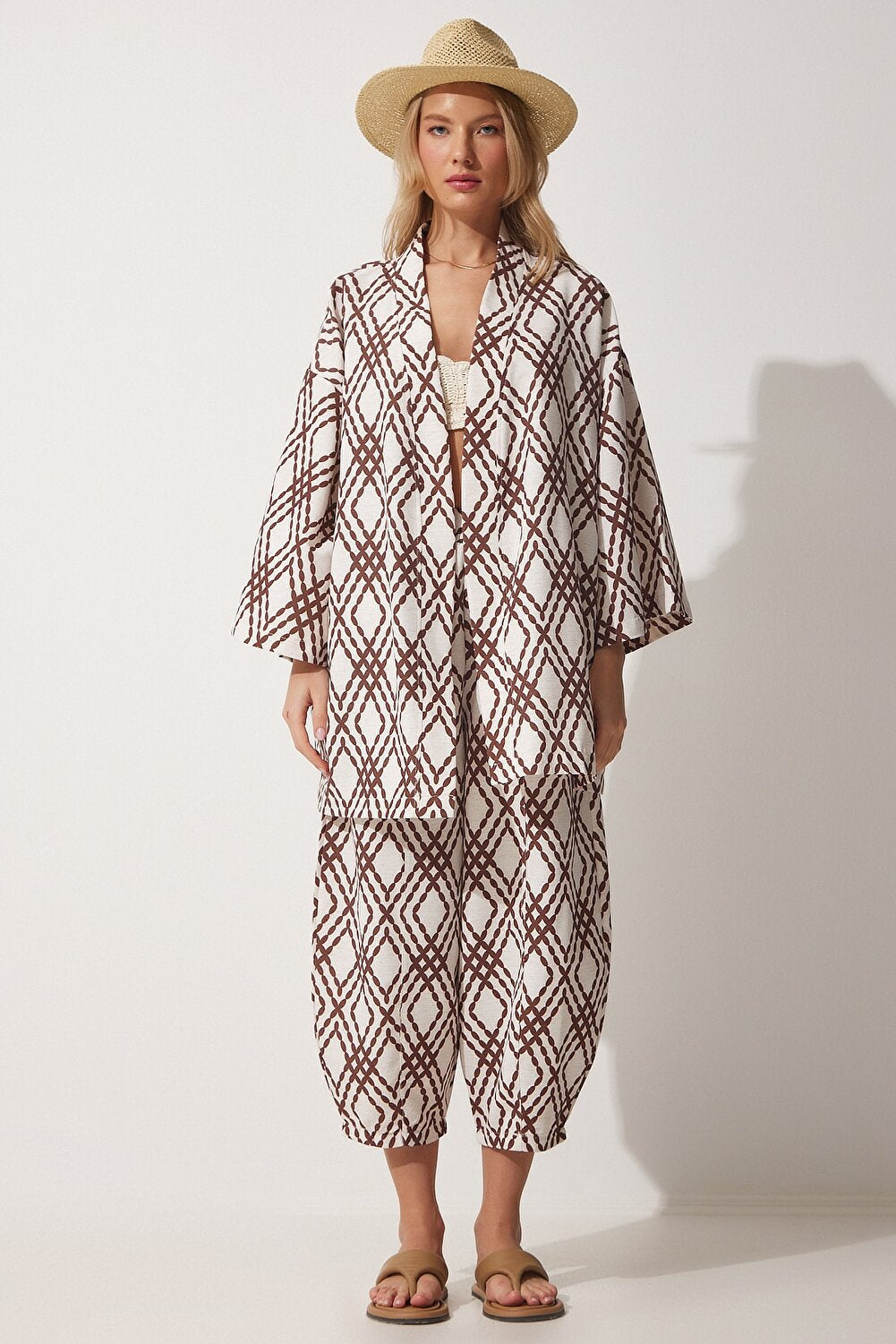 Happiness İstanbul Kimono & Caftan - Orange - Regular fit Selling fast - Vector25P
