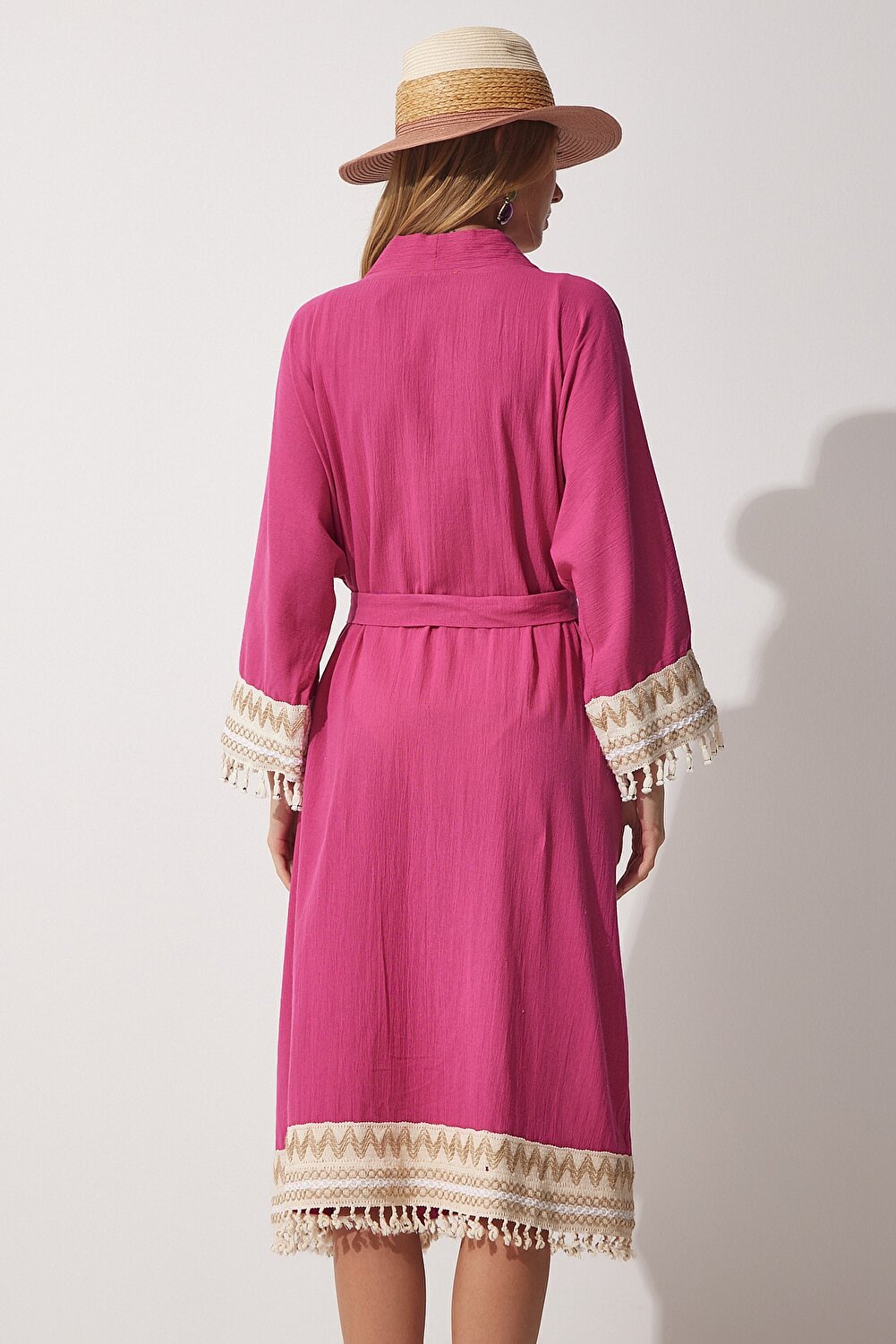 Happiness İstanbul Kimono & Caftan - Brown - Regular fit - Vector25P