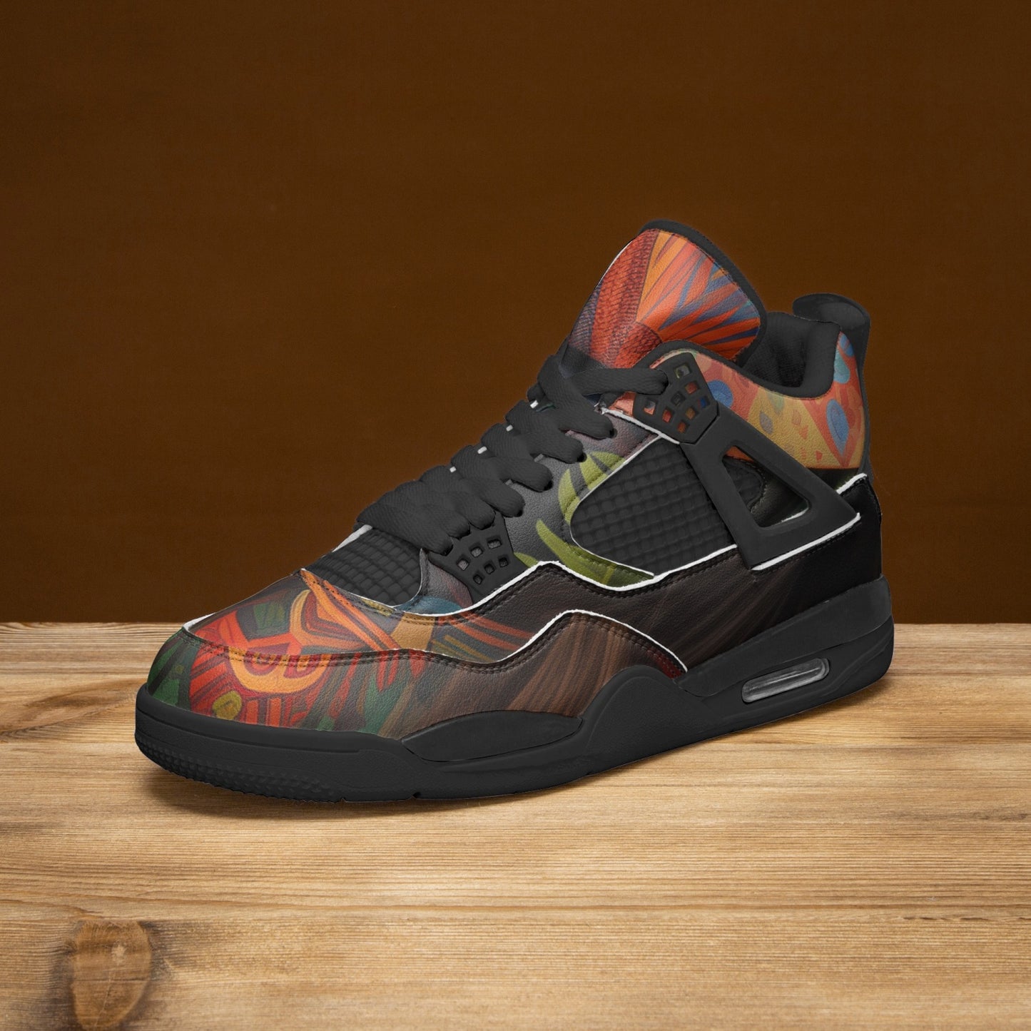 698. AJ4 Basketball Sneakers -Black Sole - Vector25P