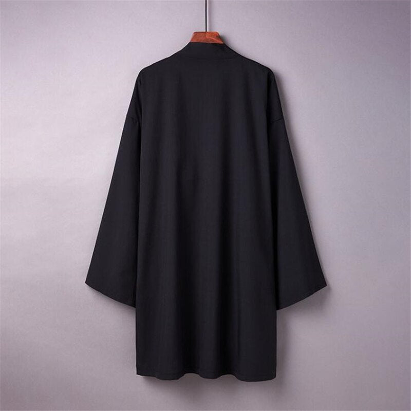 2020 Fashion Spring Summer Plain Color Coat Japanese Kimono Cardigan Kimono Haori for Woman Man Loose Thin Outer Garment