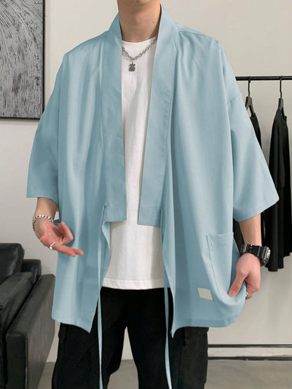 Knot Front Kimono