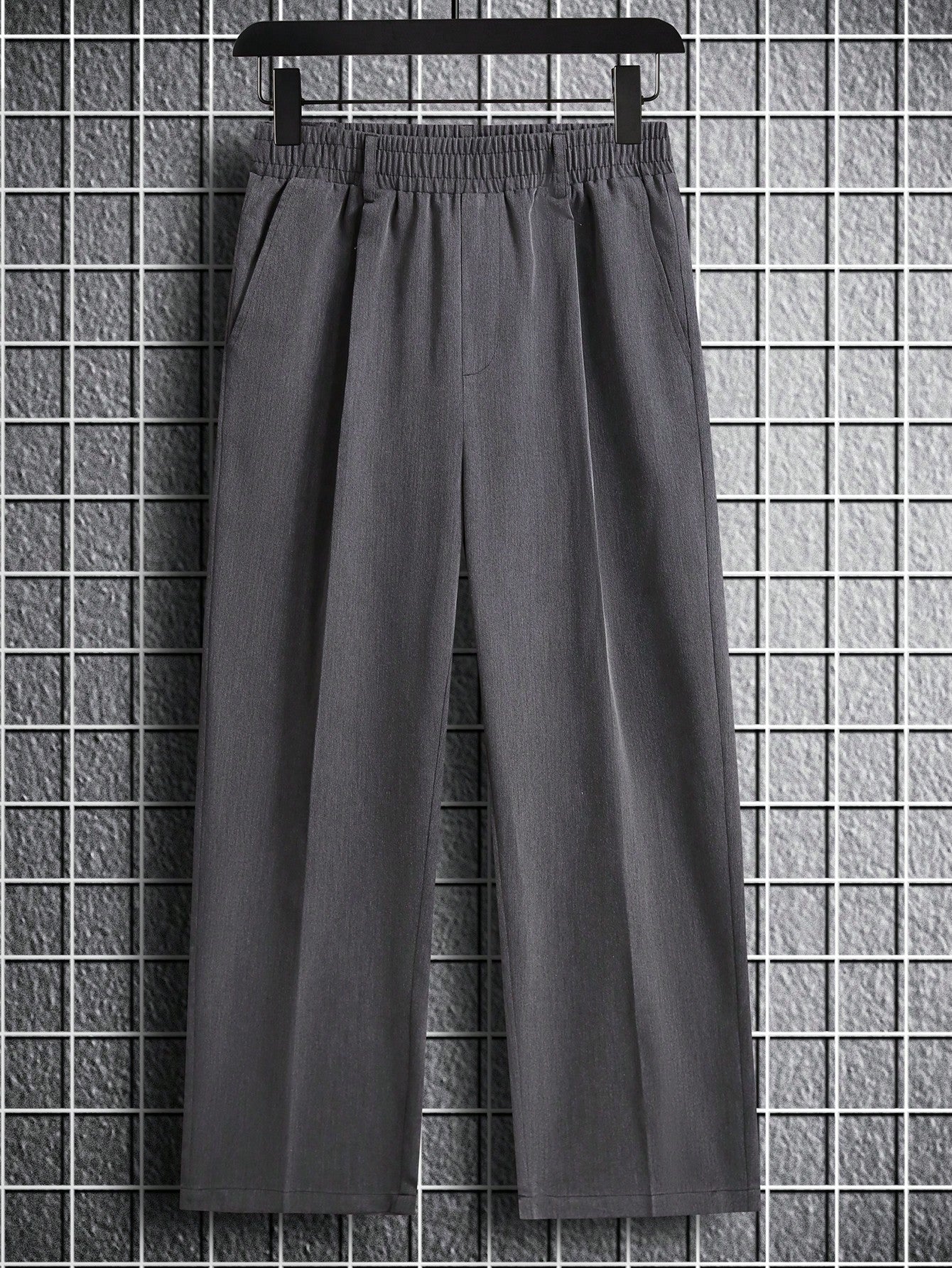 Dazy-Less High Waist Slant Pocket Fold Pleated Pants