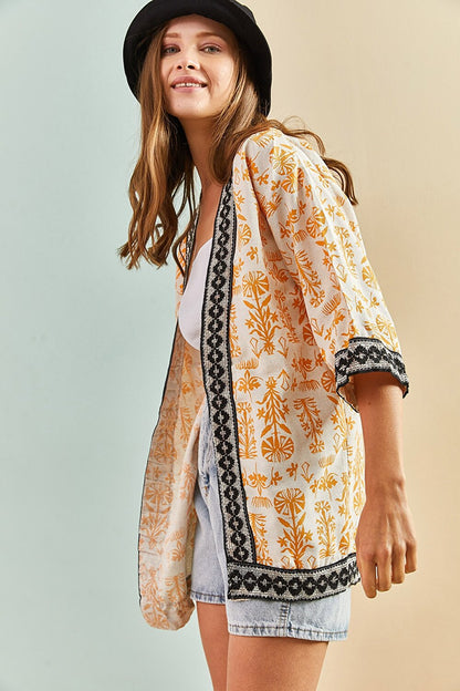 Bianco Lucci Kimono & Caftan - Pink - Oversize Selling fast - Vector25P