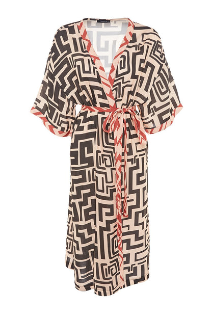 Trendyol Collection Kimono & Caftan - Multicolor - Oversize - Vector25P