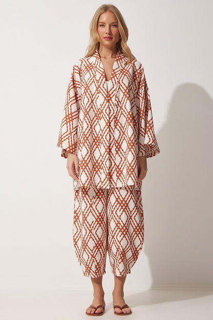 Happiness İstanbul Kimono & Caftan - Orange - Regular fit Selling fast - Vector25P