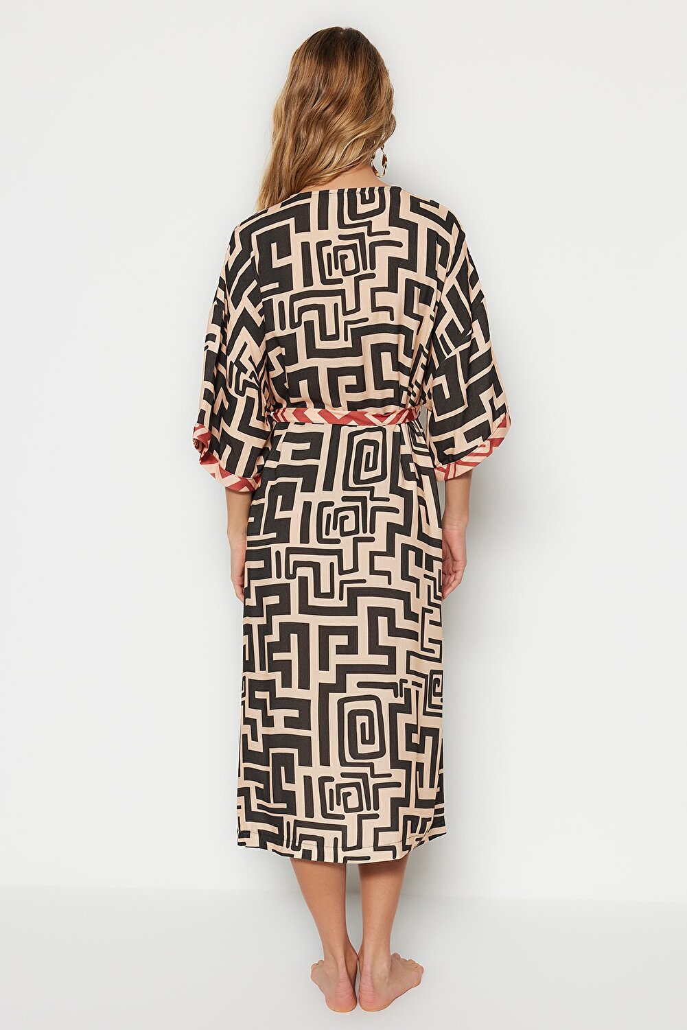 Trendyol Collection Kimono & Caftan - Multicolor - Oversize - Vector25P