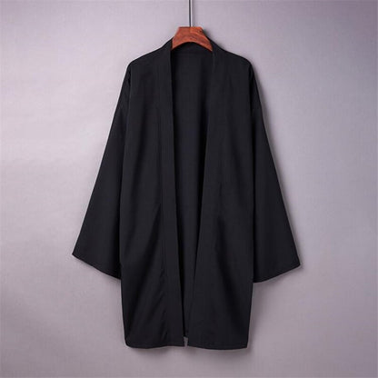 2020 Fashion Spring Summer Plain Color Coat Japanese Kimono Cardigan Kimono Haori for Woman Man Loose Thin Outer Garment